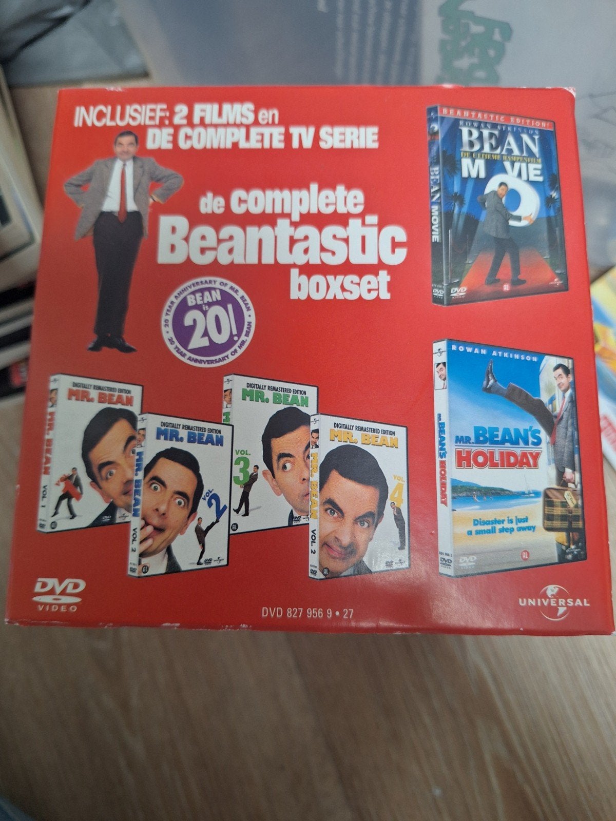 Mr Bean dvd set, Alle leeftijden, Ophalen of Verzenden, Zo goed als nieuw, Tv-programma of Sketches