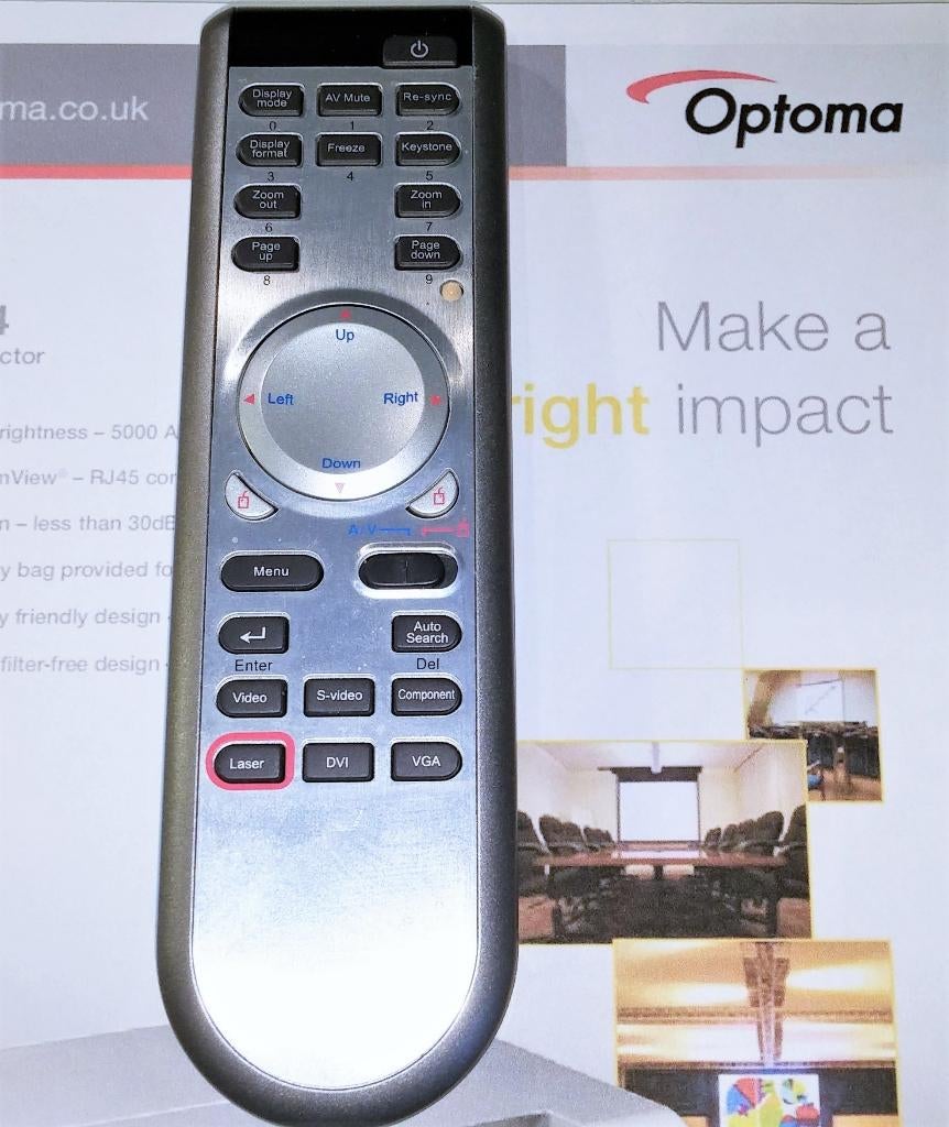 Optoma TSFN-IR01 BR-5014N Afstandsbediening Beamer Remote, Ophalen of Verzenden, Zo goed als nieuw, Origineel, Mediaspeler