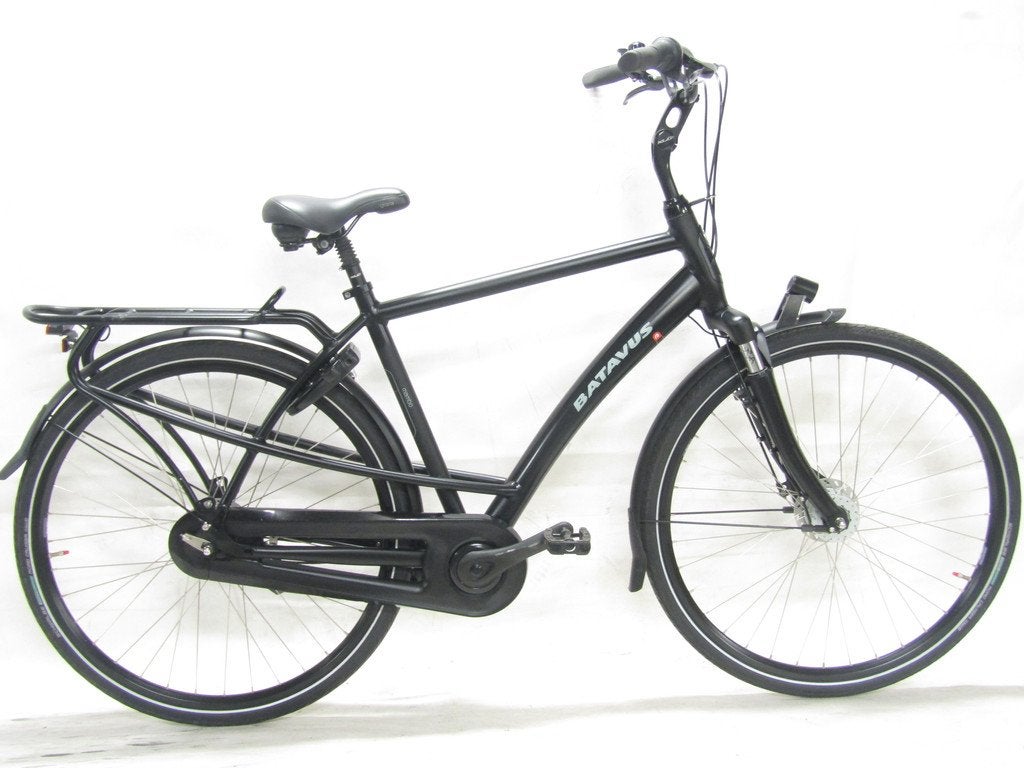 Batavus Mambo zwart heren 53cm 28inch, Fietsen en Brommers, Fietsen | Heren | Herenfietsen, 53 tot 57 cm, Gebruikt, Batavus, Versnellingen