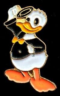 Donald Duck pin- petje af, Verzenden, Nieuw, Figuurtje, Speldje of Pin