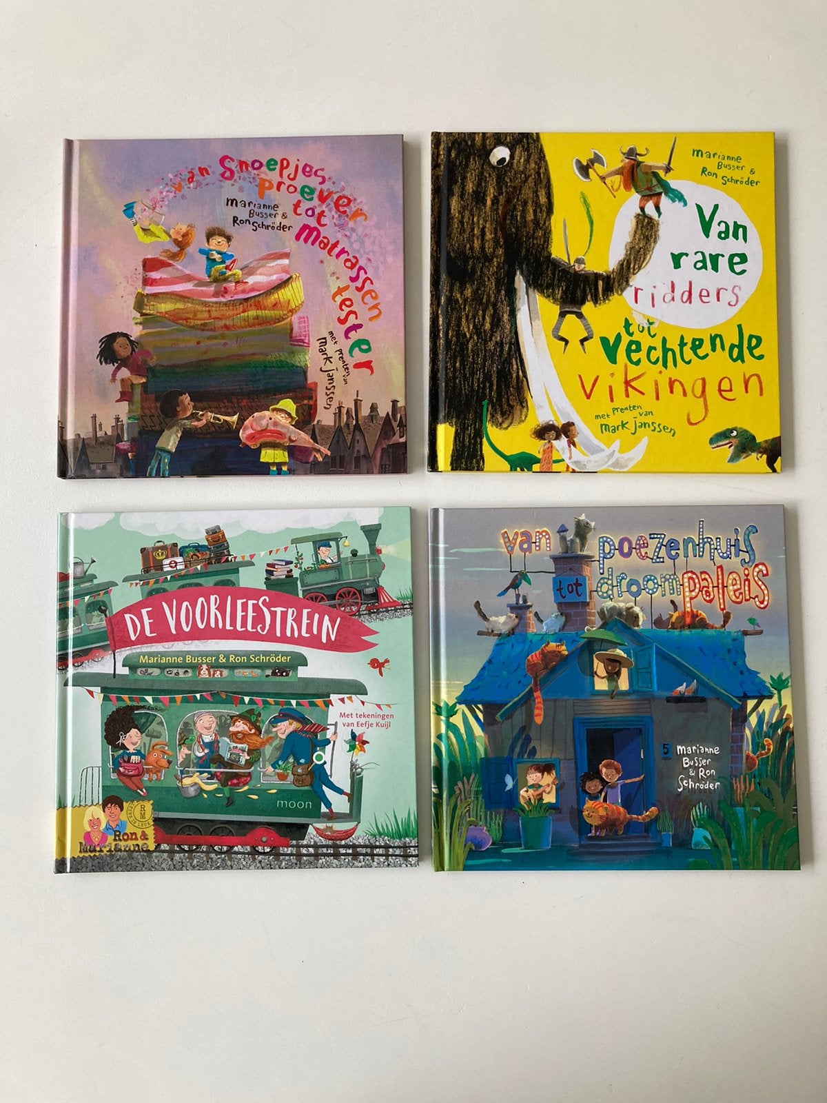 4 fantastische prentenboeken kinderboeken Nieuw!, Boeken, Ophalen of Verzenden, Nieuw, Marianne Busser; Ron Schröder, Prentenboek