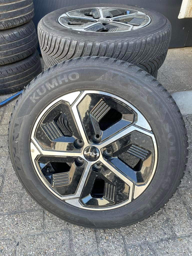 Velgenset origineel 16 inch Kia Niro met 4s banden, Ophalen, Gebruikt, 16 inch, Banden en Velgen