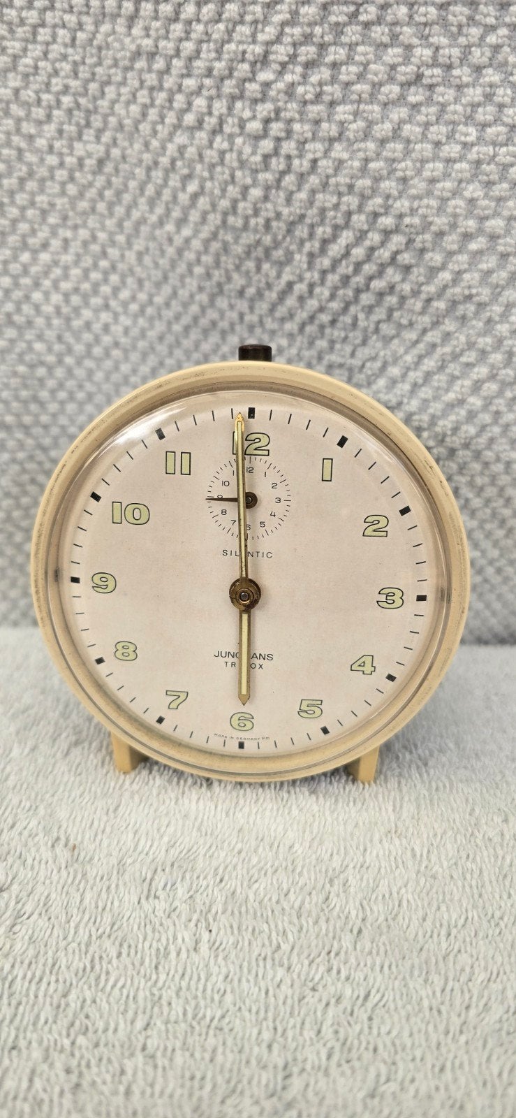 Vintage Junghans Trivox Silentic wekker, Ophalen of Verzenden