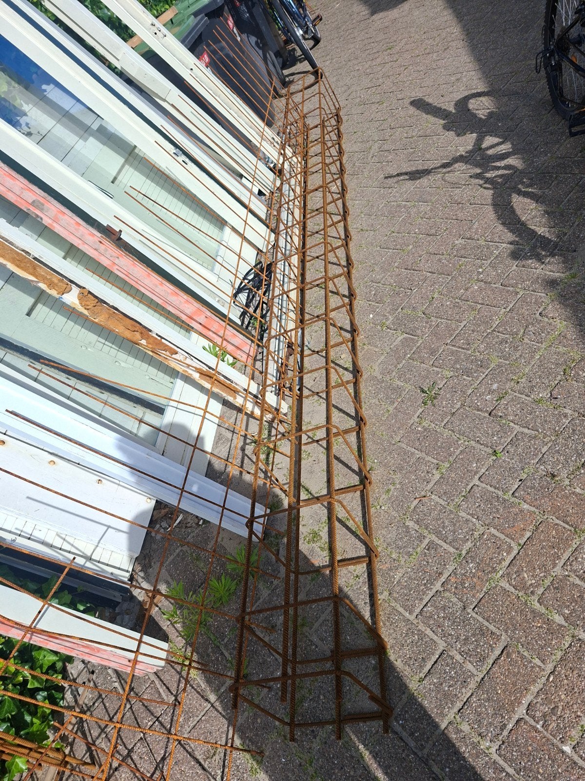 Betonijzer / Wapeningskorf (ca. 4 meter), Ophalen, Gebruikt