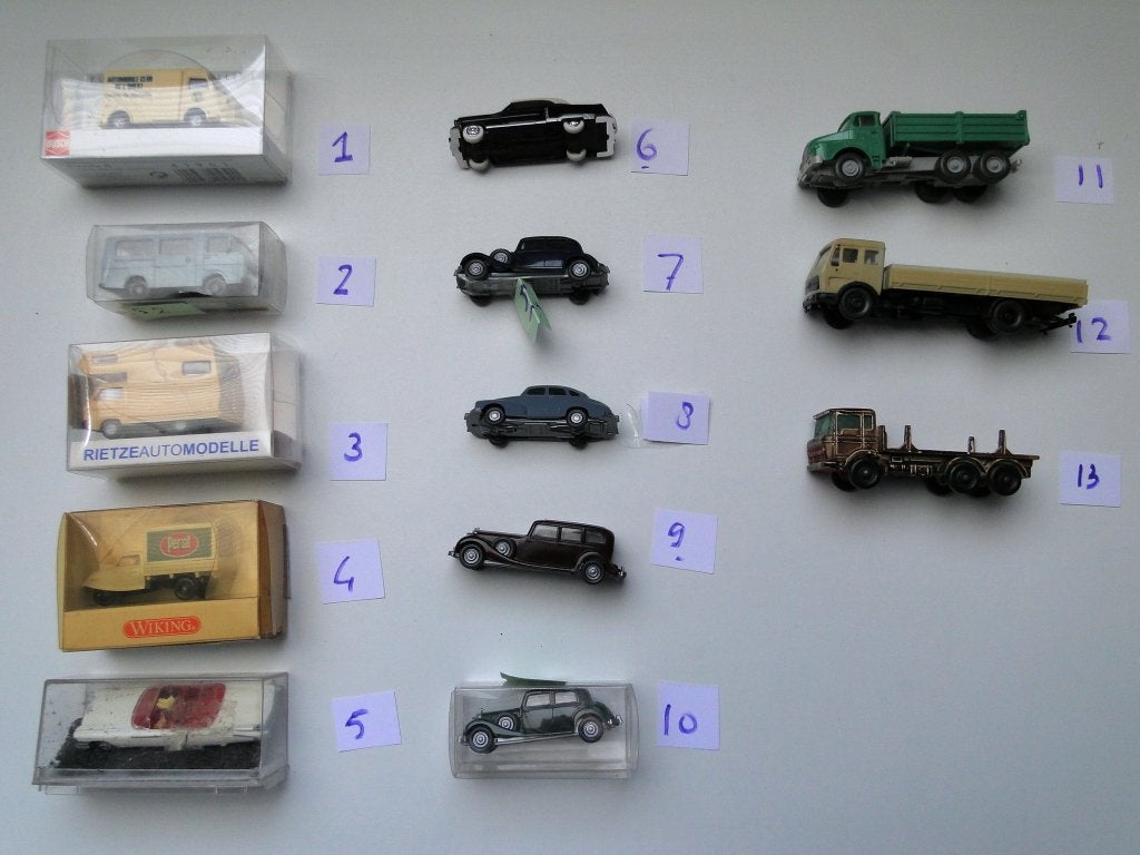 modelauto's HO 1:87 oldtimers, Ophalen, Zo goed als nieuw, Overige typen, Overige merken