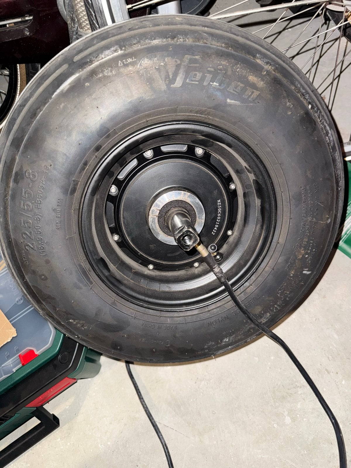 QS Motor E-scooter Wiel 225/55-8 inch 1500w ZGAN, Ophalen, Zo goed als nieuw, Elektrische step (E-scooter)