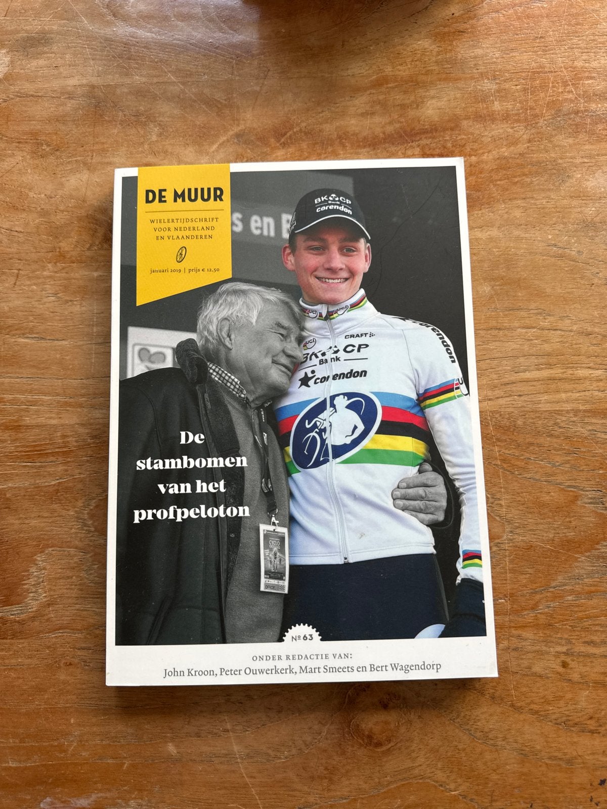 De Muur Wielertijdschrift - Januari 2019 - Nr. 63, Ophalen of Verzenden, Gelezen, Lopen en Fietsen