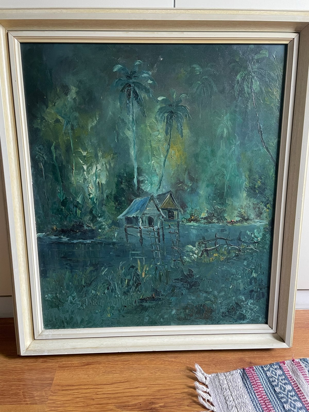 Schilderij Theo Steyaert Limburgse schilder, Ophalen, Doek, Realistisch, Gesigneerd