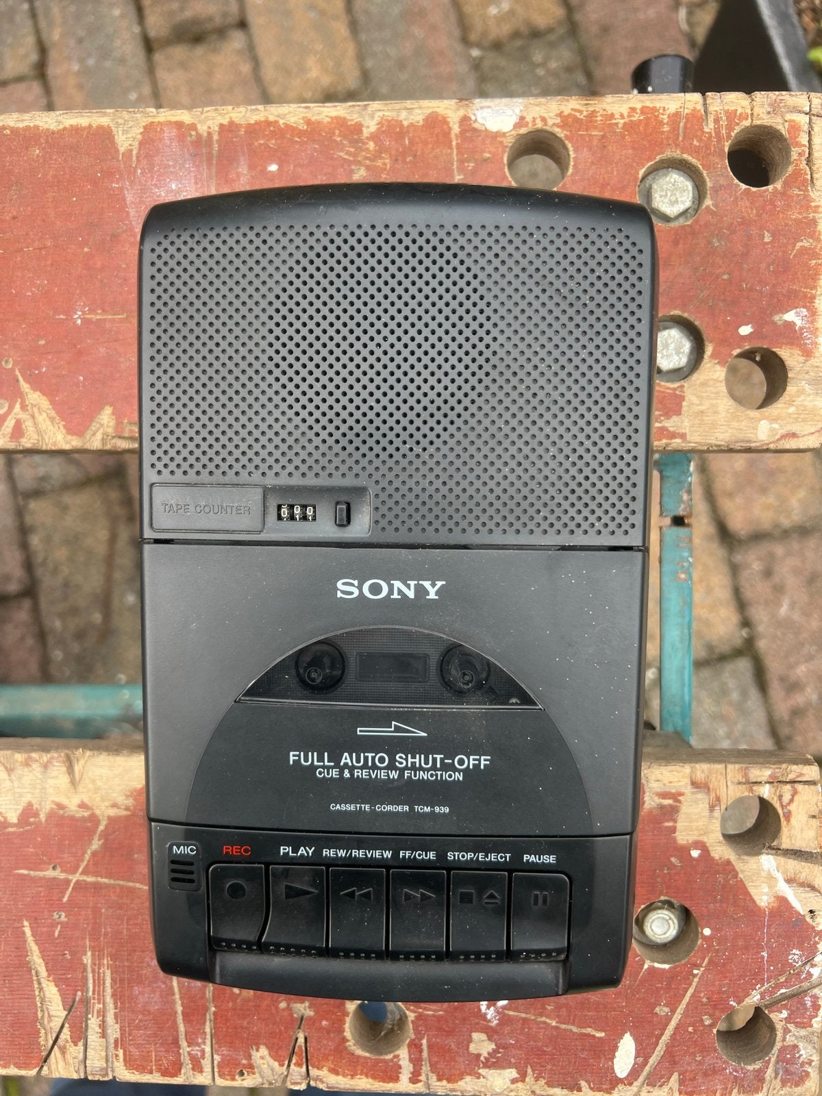 Sony Cassette Corder TCM-939 - Draagbare Bandrecorder, Ophalen of Verzenden, Bandrecorder