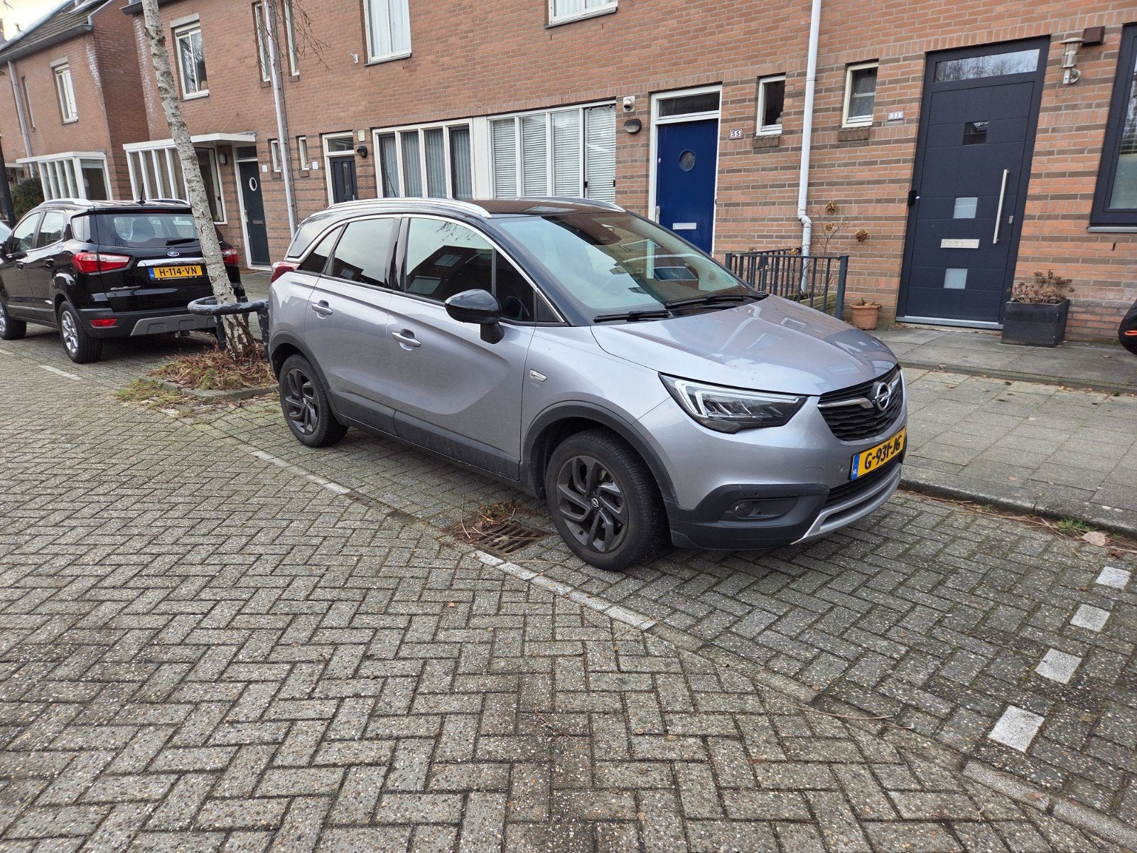 Opel Crossland X 1.2 Turbo 110pk 2019 Grijs, Auto's, Voorwielaandrijving, 1199 cc, Origineel Nederlands, Handgeschakeld