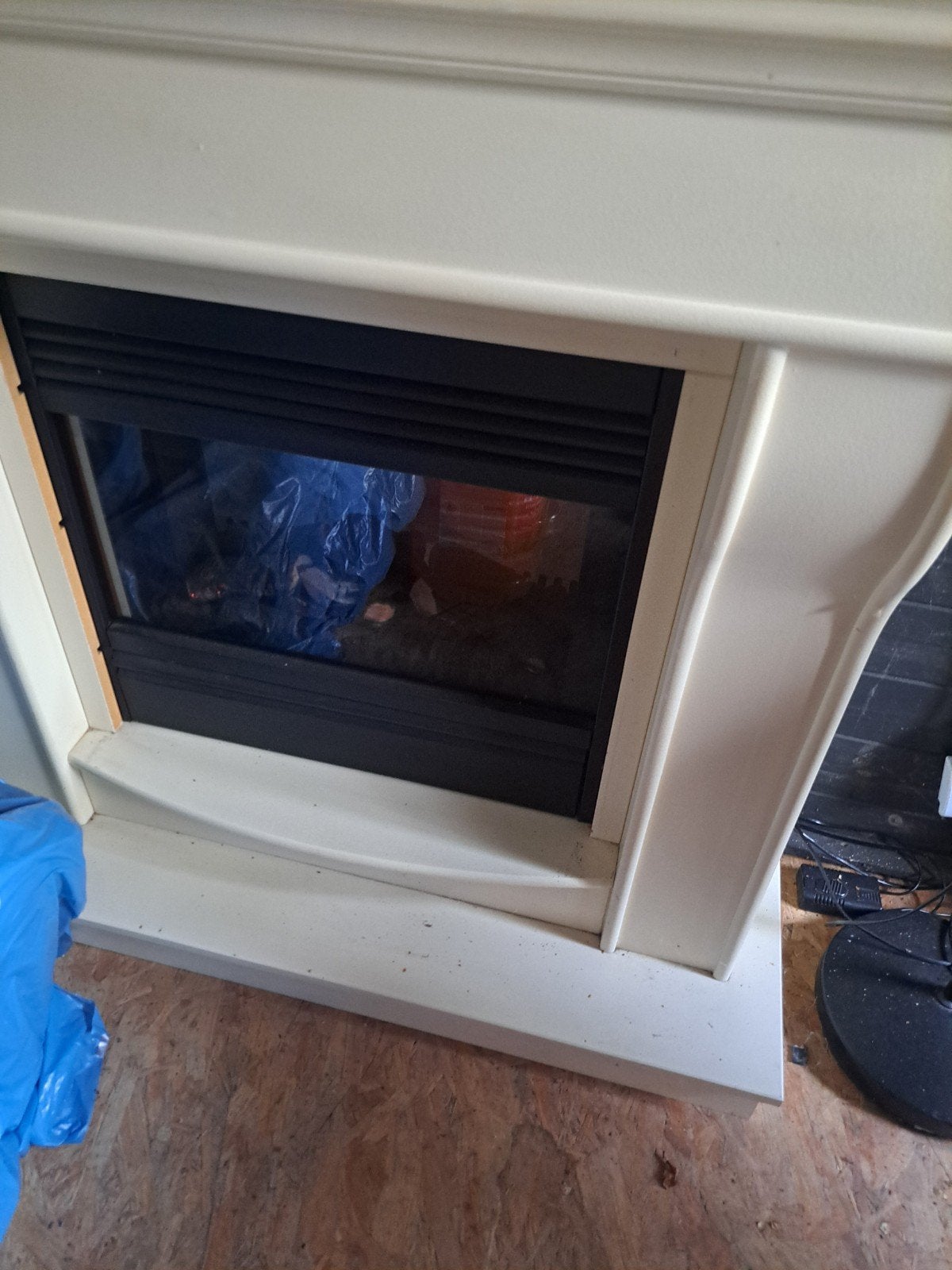 Dimplex elektrische haard met schouw, Huis en Inrichting, Ophalen of Verzenden, Gebruikt, Inbouwhaard, Elektrische haard