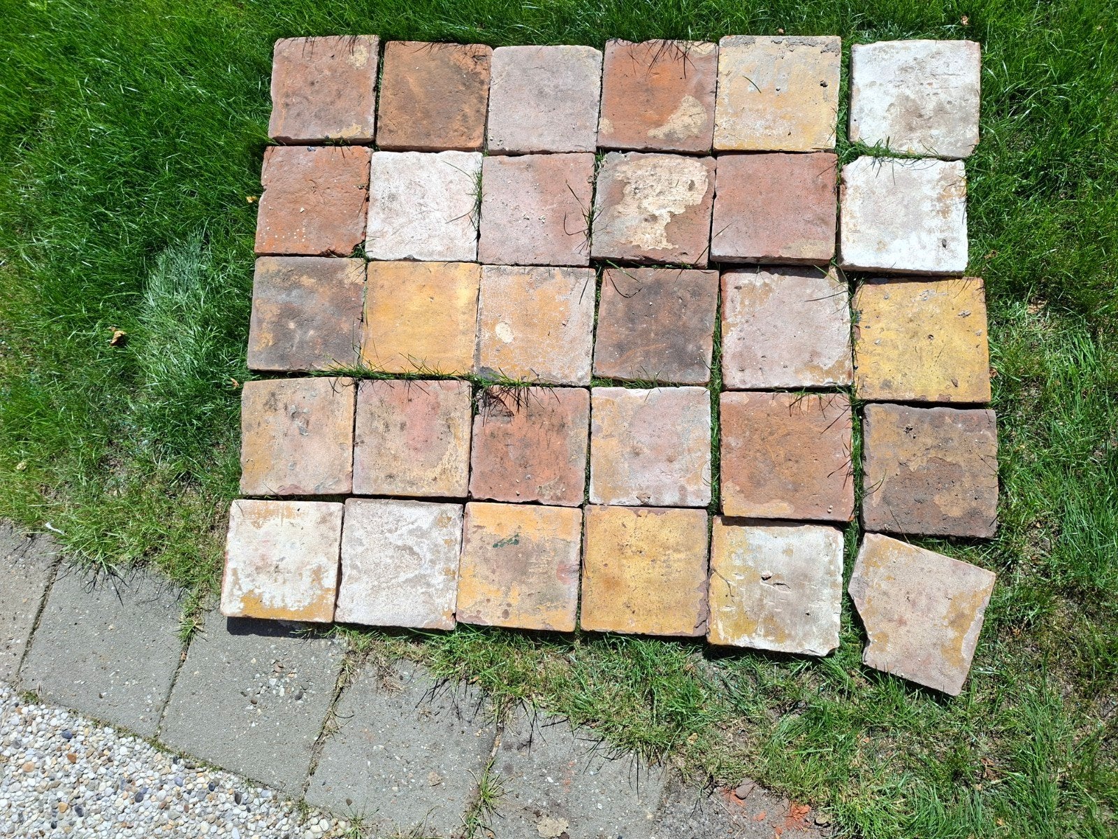 Estrikken, Doe-het-zelf en Verbouw, Vloerdelen en Plavuizen, Gebruikt, Steen of Klei, Minder dan 50 cm, Ophalen of Verzenden