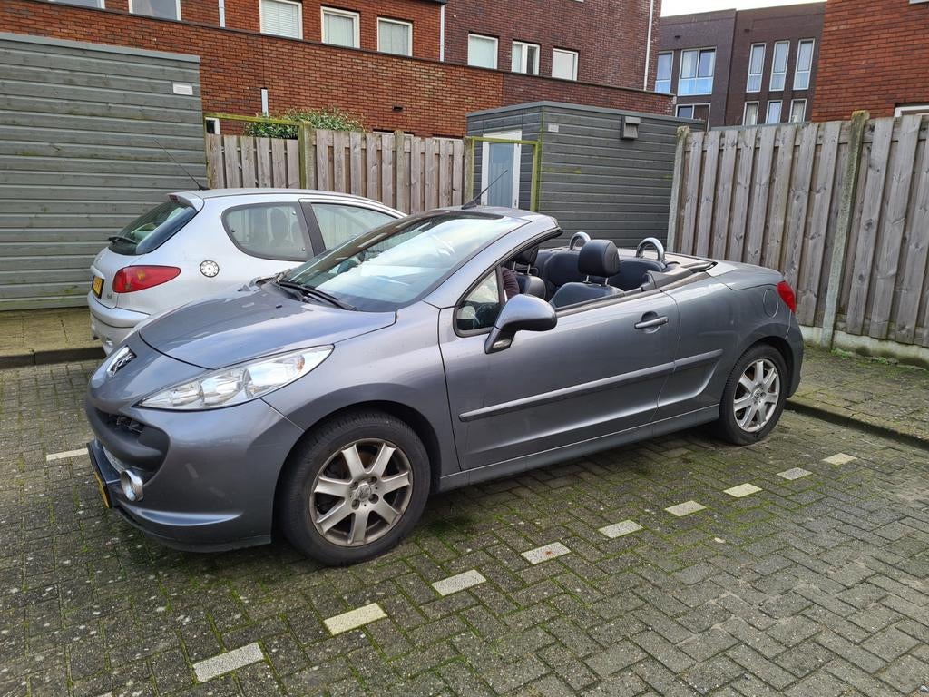 Peugeot 207 1.6 16V CC 88KW 2009 Grijs, Voorwielaandrijving, 15 km/l, 4 cilinders, Cabriolet