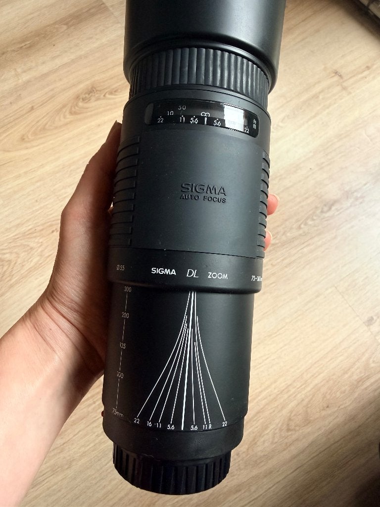 Sigma 75-300mm f/4-5.6 Macro Canon EF Lens + Koker, Gebruikt, Sigma, Macrofunctie, 300 mm