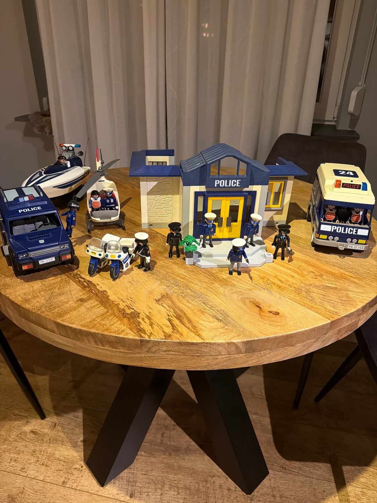 Playmobil Politie Collectie: Bureau, Voertuigen en Figuren, Gebruikt, Gebouw, Complete set, Ophalen of Verzenden