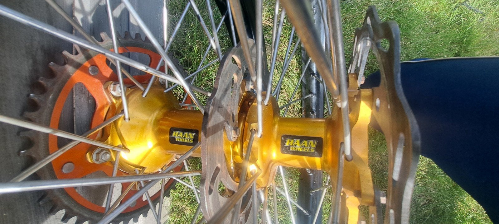 Haan Wheels ktm exc wielen set, Motoren, Ophalen, Gebruikt