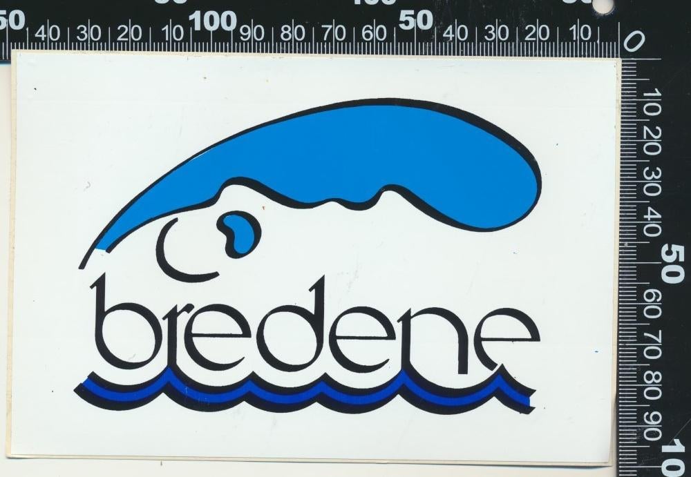 Sticker: Bredene, Ophalen of Verzenden, Zo goed als nieuw, Bedrijf of Vereniging