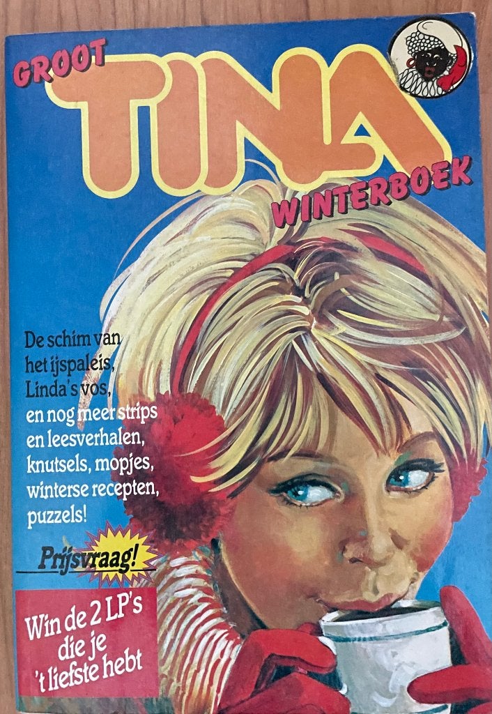 Tina winterboek 1982 strips in zwart wit, 1982, Eén stripboek, Ophalen of Verzenden, Gelezen