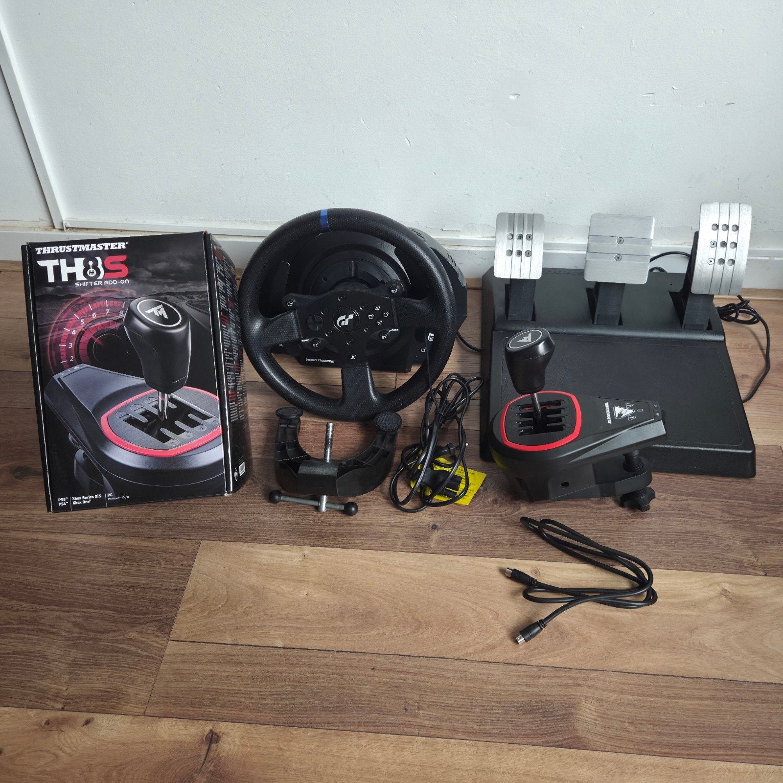 Thrustmaster T300RS GT Edition | TH8S | Complete set, Racestuur, Gebruikt, Force feedback, Ophalen of Verzenden
