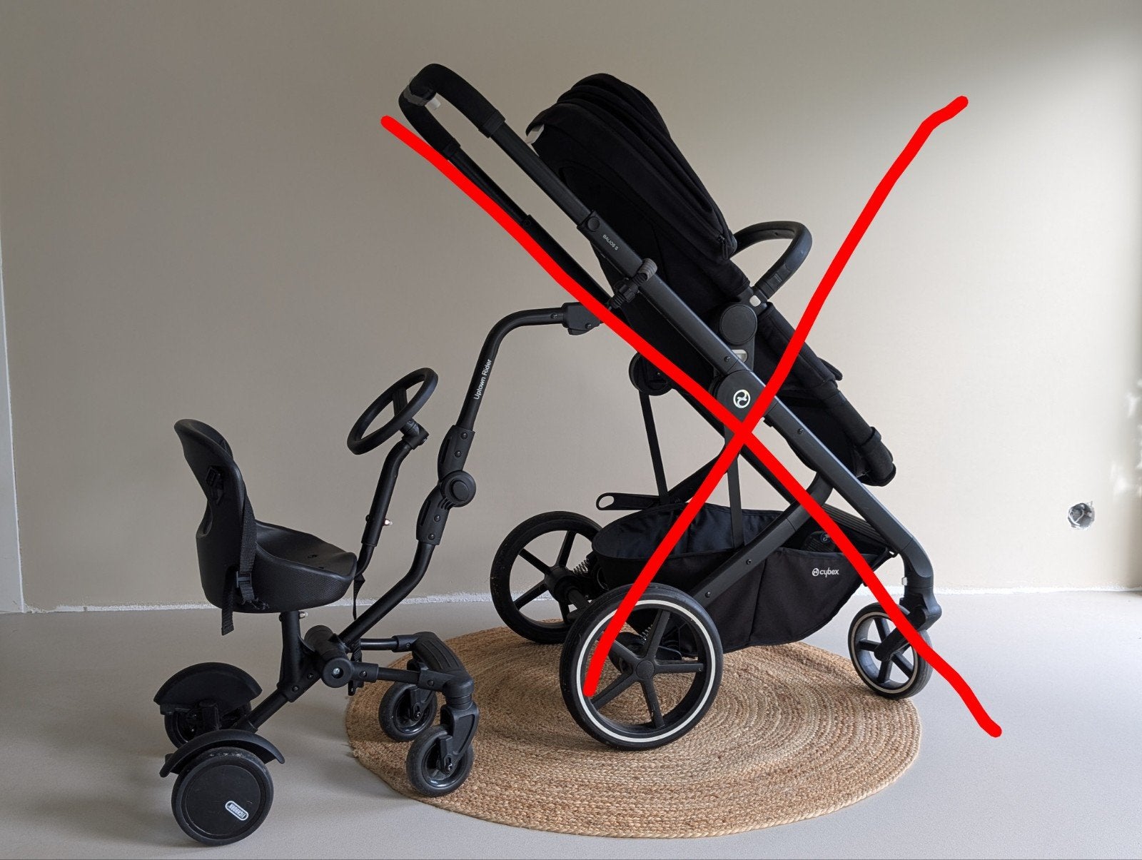 Uptown Rider, meerijdzitje/stoeltje, Ophalen, Gebruikt, Kinderwagen, Overige merken