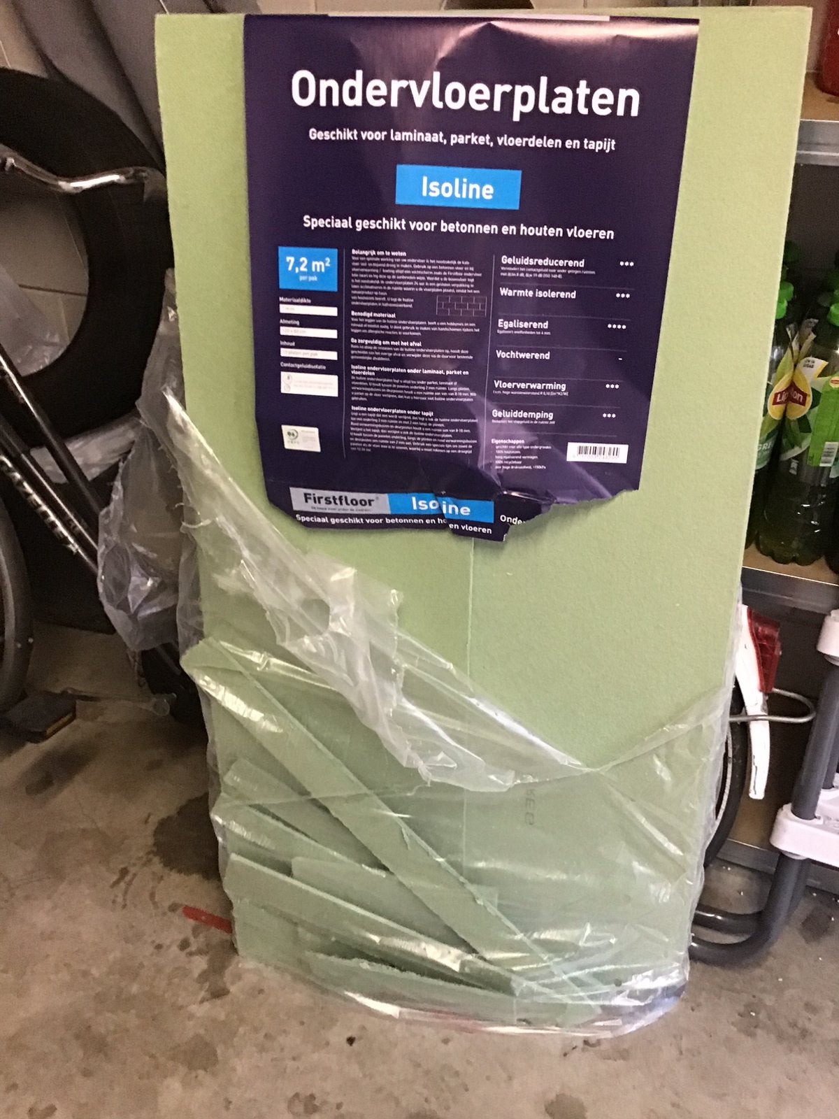 Ondervloerplaten, Ophalen, Overige materialen, 30 cm of meer, 50 tot 150 cm