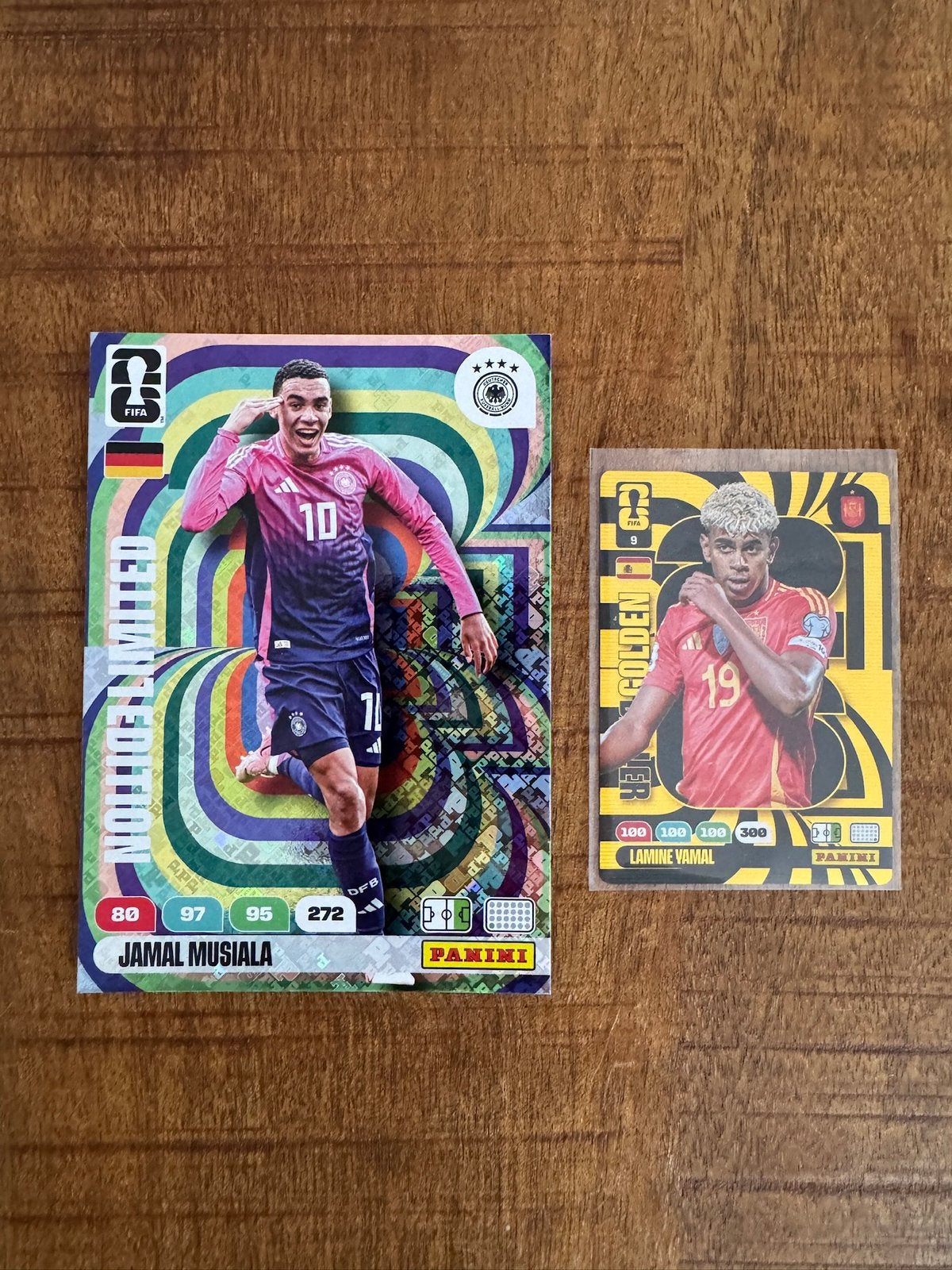 Panini WK 2026 Jamal Musiala XXL Hologram Limited Edition, Ophalen of Verzenden, Nieuw, Buitenlandse clubs, Spelerskaart