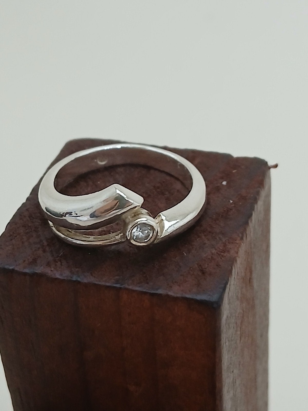 Elegante Zilveren Ring 835 - Maat 15.8, Ophalen of Verzenden