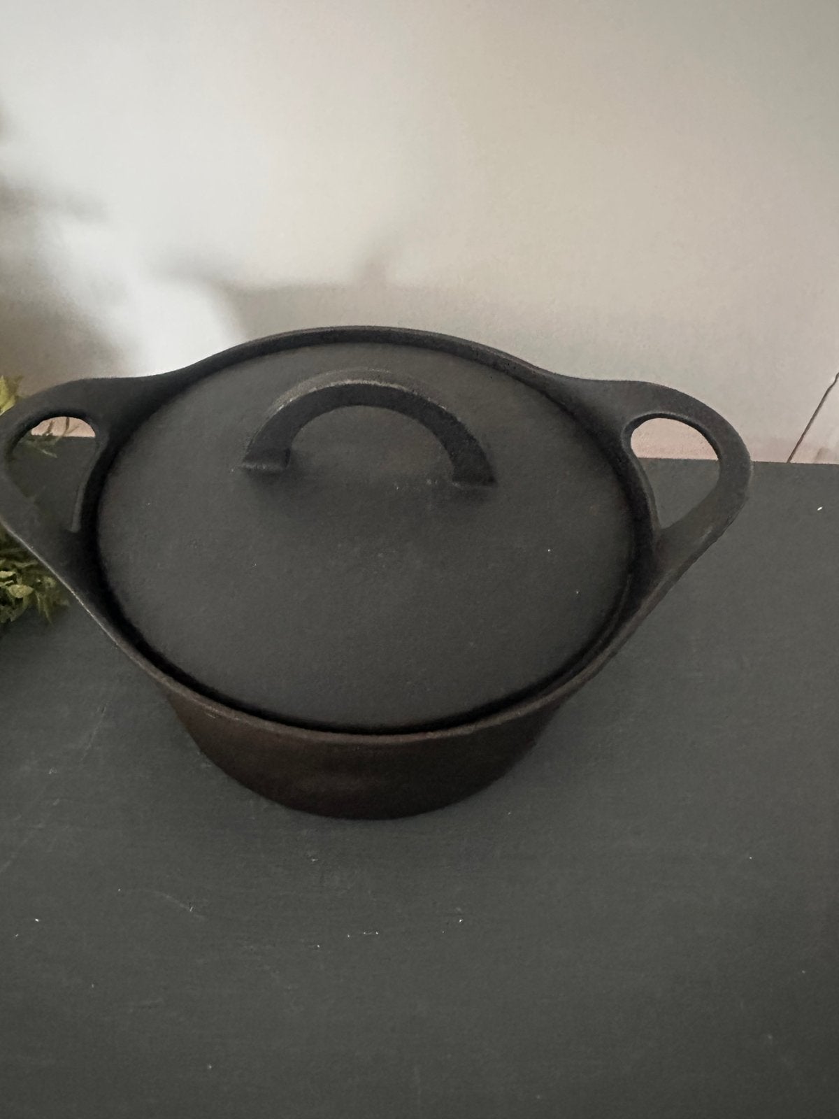 Vintage Hackman Gietijzeren Braadpan / Dutch Oven 20cm, Gebruikt, Gietijzer, Ophalen of Verzenden, Kookpan