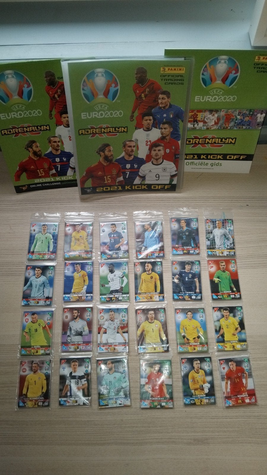 Panini Adrenalyn Euro 2020 Kickoff - Complete set base cards, Ophalen, Nieuw, Buitenlandse clubs, Poster, Plaatje of Sticker