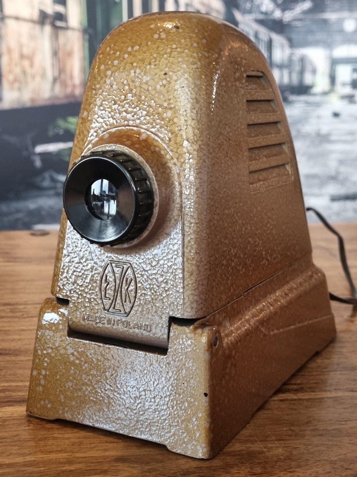Vintage Bajka diaprojector Made in Poland, Ophalen of Verzenden, Gebruikt, Met scherm