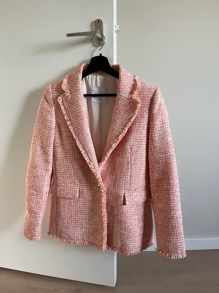 Roze blazer Mango maat XS, Ophalen of Verzenden, Zo goed als nieuw, Jasje, Roze