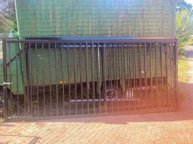 Grote Poort heras hekwerk, Ophalen, Gebruikt, IJzer