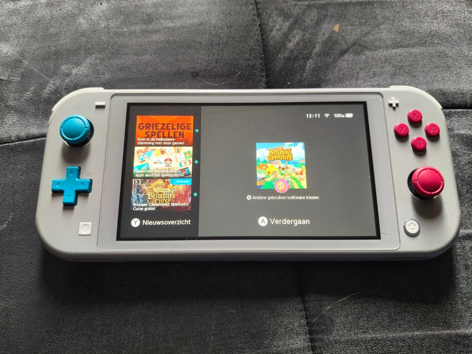 Nintendo Switch lite Pokémon, Ophalen of Verzenden, Gebruikt, Zonder controller, Switch Original