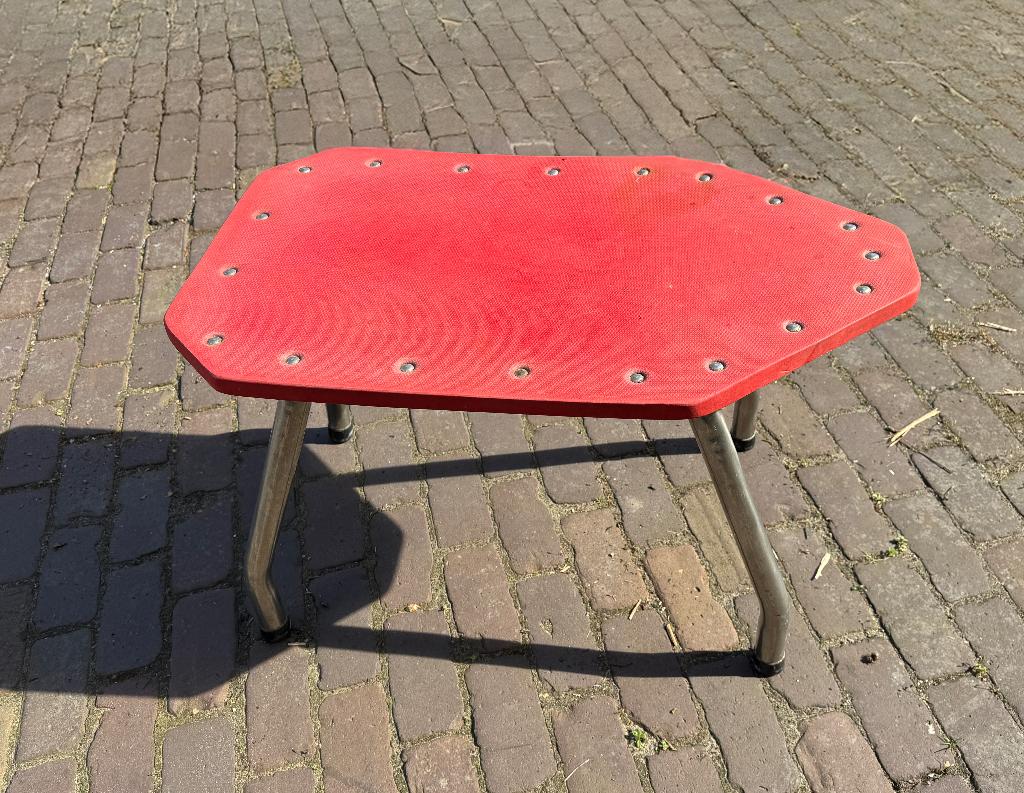 Vintage zwembadtafel / wellness tafel, 45 tot 60 cm, Overige materialen, Ophalen of Verzenden, 75 cm of meer