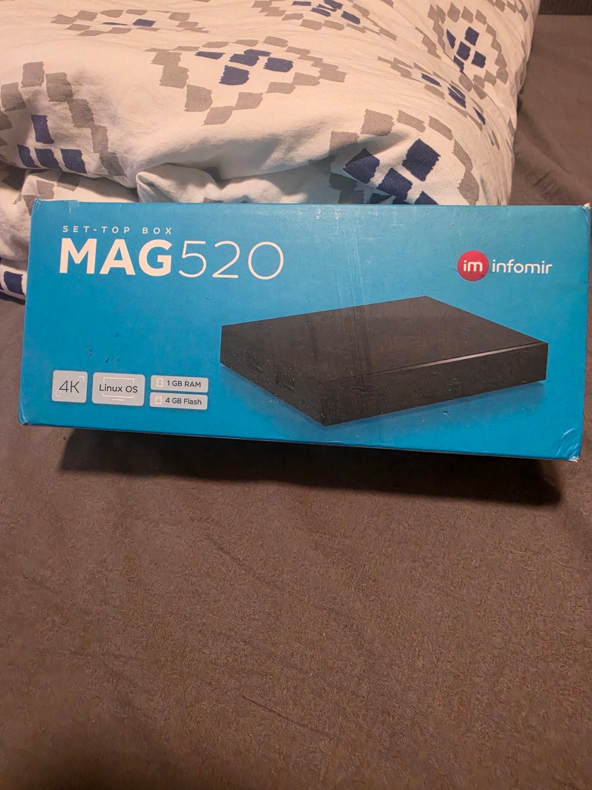 MAG 520 Set-top box - 4K Linux OS IPTV Mediaspeler, Ophalen of Verzenden, Nieuw, HDMI, Zonder harde schijf