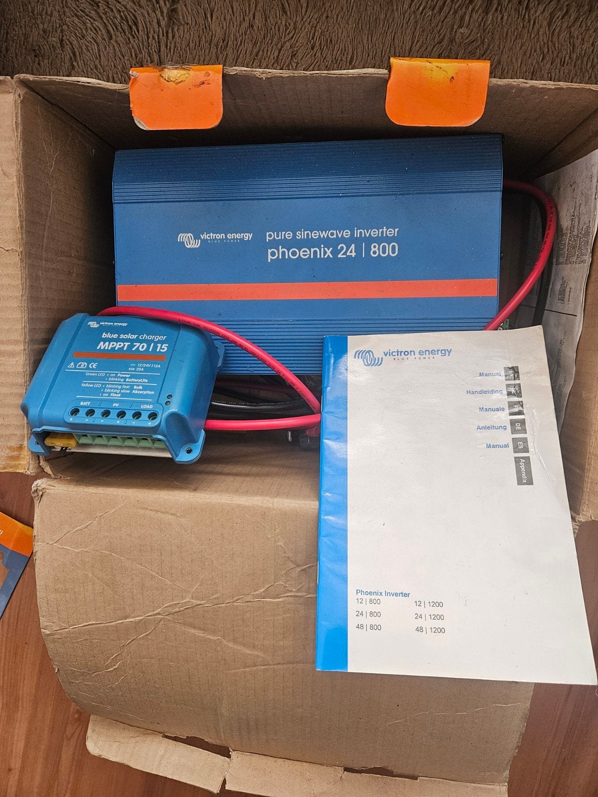inverter,omvormer.12v na 24v +victo energy phoenix, Ophalen of Verzenden, Nieuw