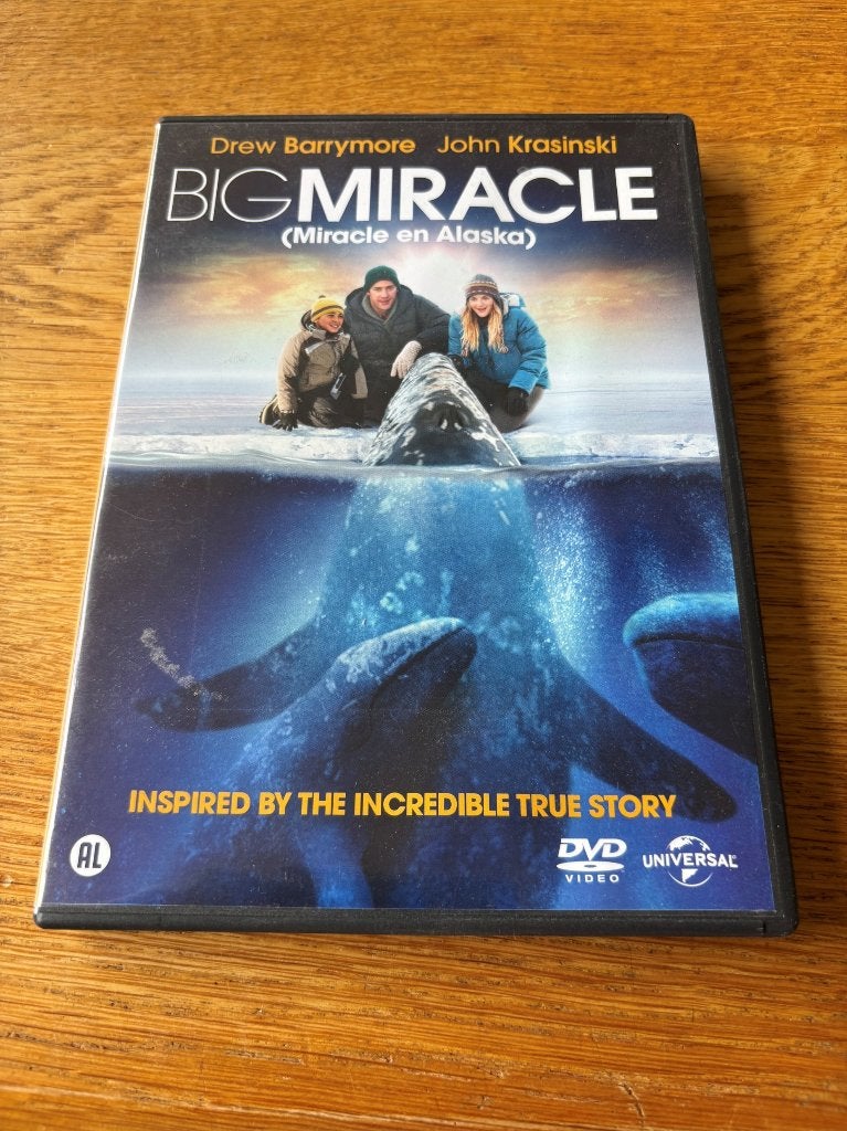 Dvd Big Miracle - NL-Uitgave, Gebruikt, Duits, Alle leeftijden, Ophalen of Verzenden