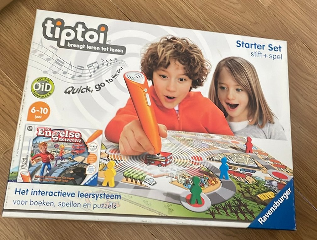 Tiptoi starter set Engelse detective, Kinderen en Baby's, Verzenden, Gebruikt