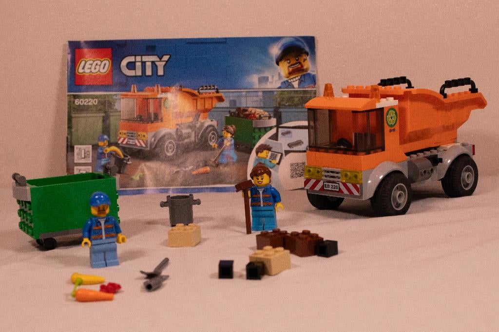 lego city 60220 vuilniswagen, City, Lego, Compleet, Ophalen of Verzenden
