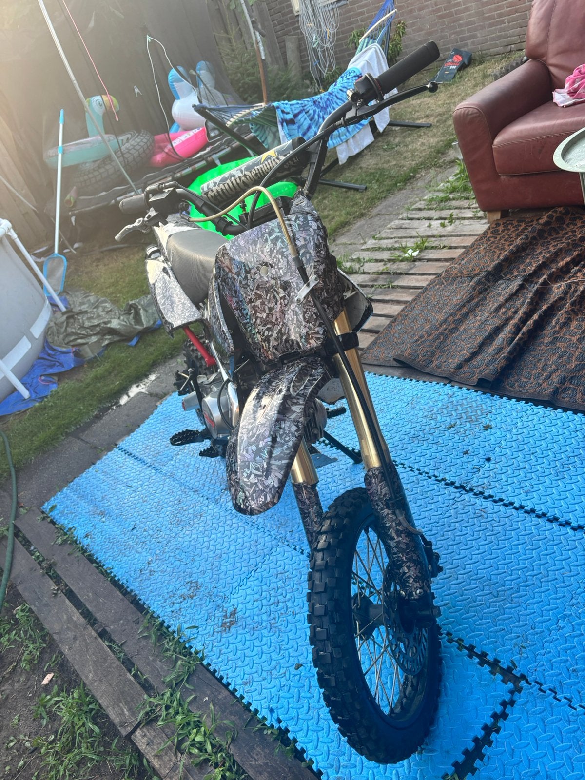 Pitbike stomp, Ophalen, Gebruikt, 140 cc, Pitbike