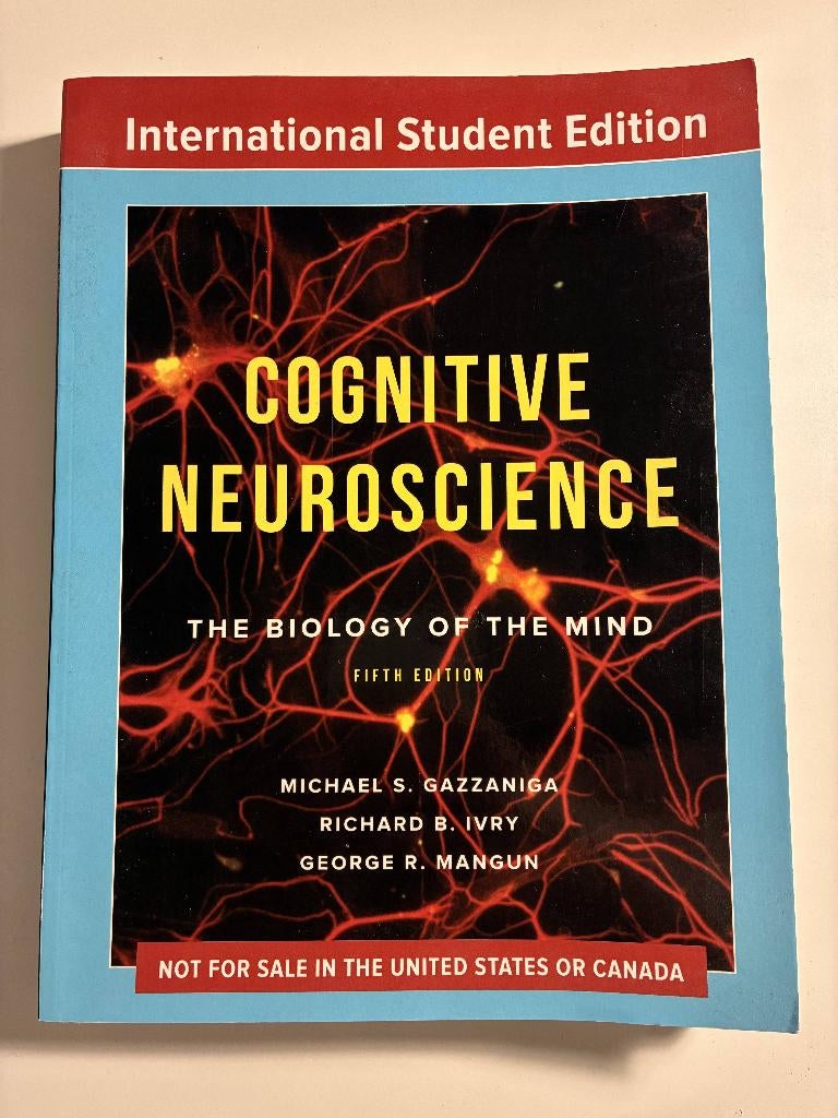 Cognitive Neuroscience, 9780393667813, Boeken, Studieboeken en Cursussen, Zo goed als nieuw, WO, Beta, Ophalen of Verzenden