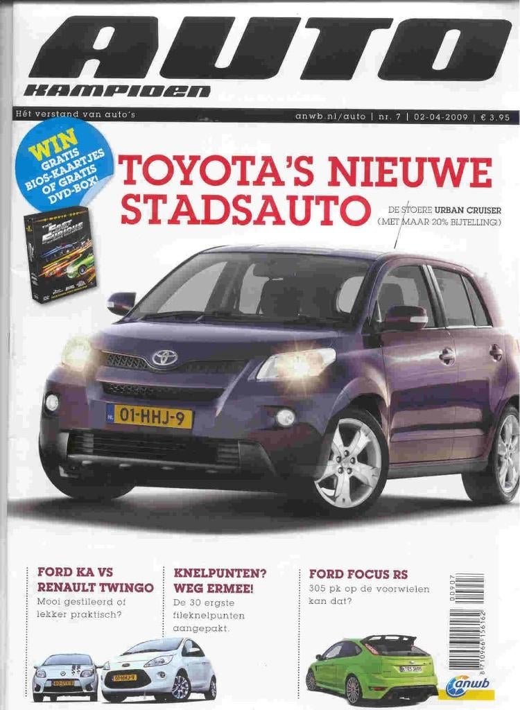 Autokampioen 7 2009 Toyota Urban Cruiser, Ford Ka, Twingo, Ophalen of Verzenden, Nieuw, Ford