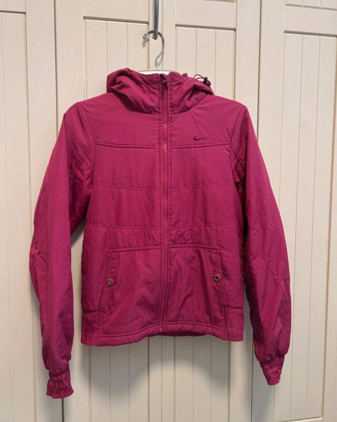 Nike gewatteerde jas - Roze (XS), Ophalen of Verzenden, Zo goed als nieuw, Maat 34 (XS) of kleiner, Roze