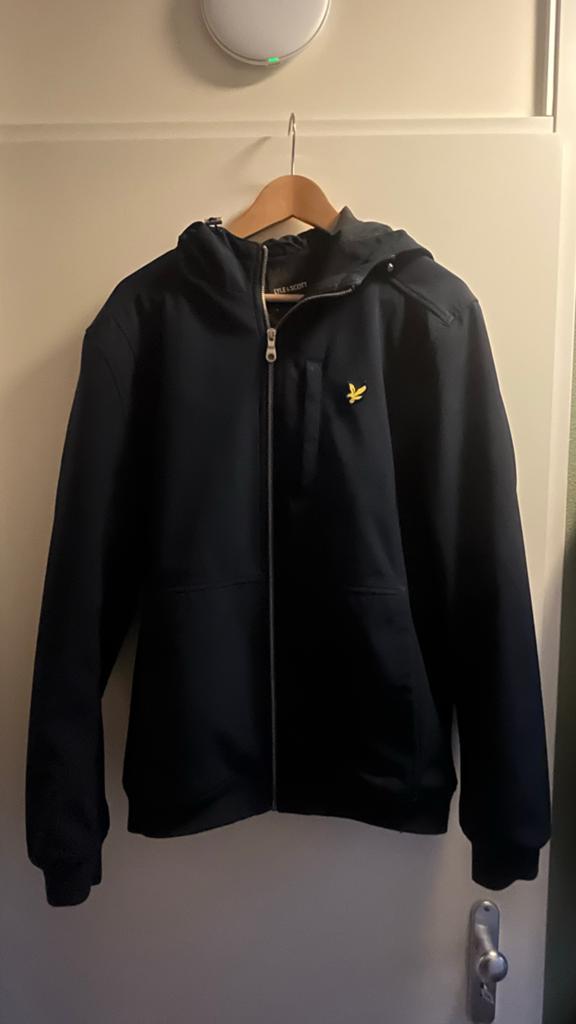 Lyle & Scott Softshell Jas Navy | L, Ophalen of Verzenden, Jongen, Jas