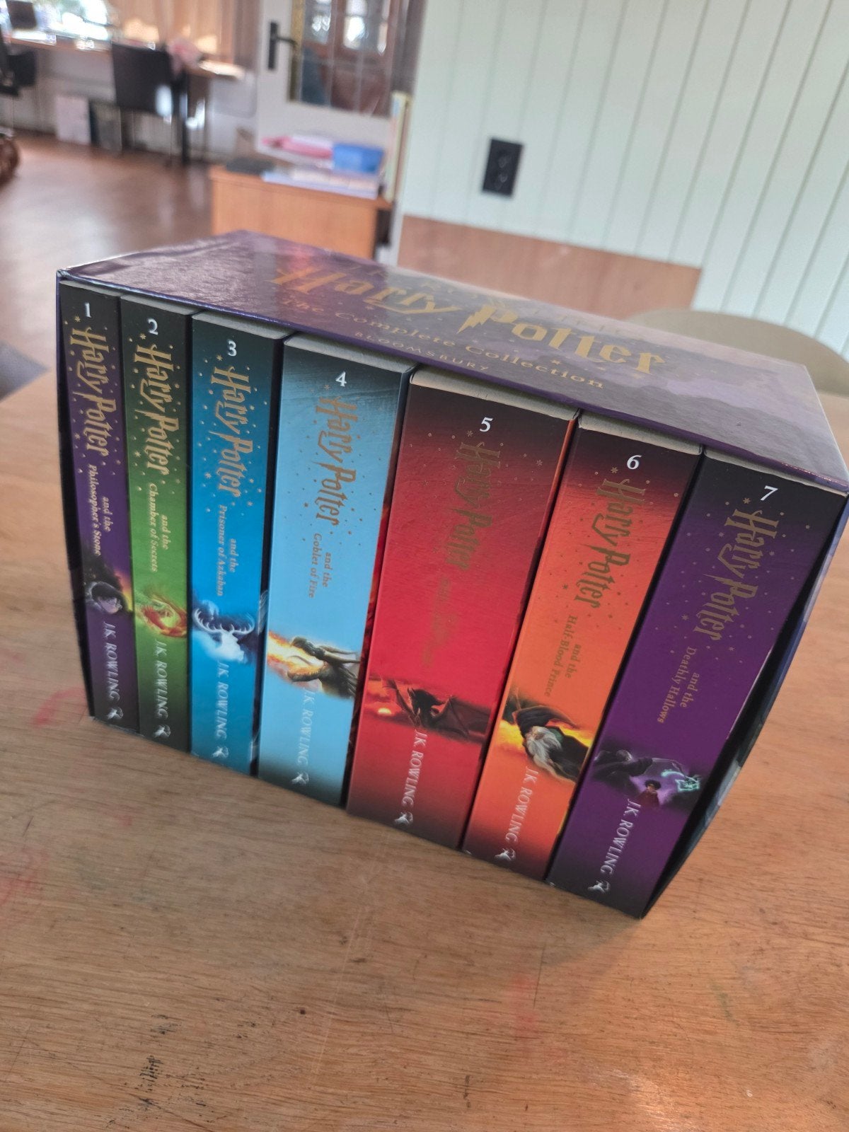 Harry Potter serie in box! (engels), Ophalen, Nieuw, Boek of Poster