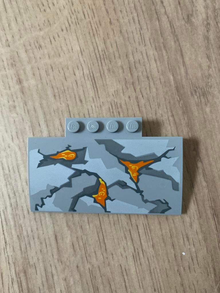 Lego plaatje met lavapatroon, Ophalen, Gebruikt, Overige thema's, Lego