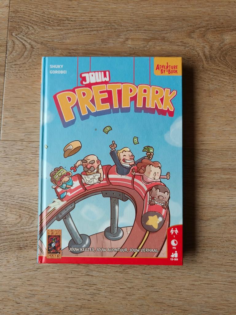 Jouw Pretpark Adventure Boek, 999 Games (zgan), Ophalen of Verzenden