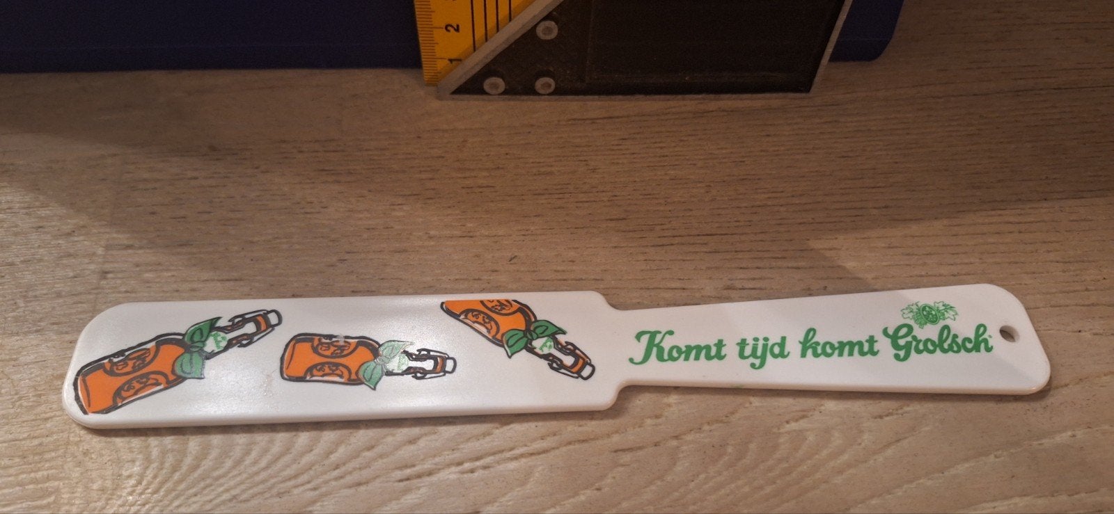 Grolsch afschuimer carnaval (21226), Verzamelen, Ophalen of Verzenden, Zo goed als nieuw, Grolsch