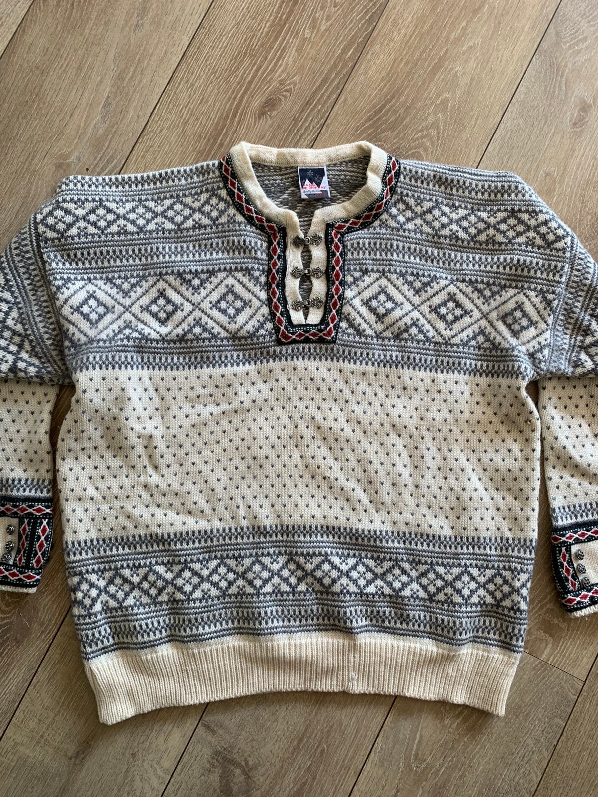 Dale of Norway wollen trui XL wool jumper, -, Wit, -, Ophalen of Verzenden
