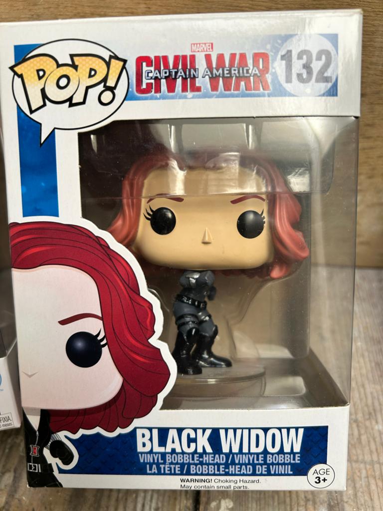 Funko Pop! Black Widow Captain America Civil War, Verzamelen, Ophalen of Verzenden, Nieuw